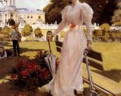 弗朗索瓦 弗拉芒 : Portrait Of Princess Z N Yusupove With Her Two Sons At Arkhangelskoe